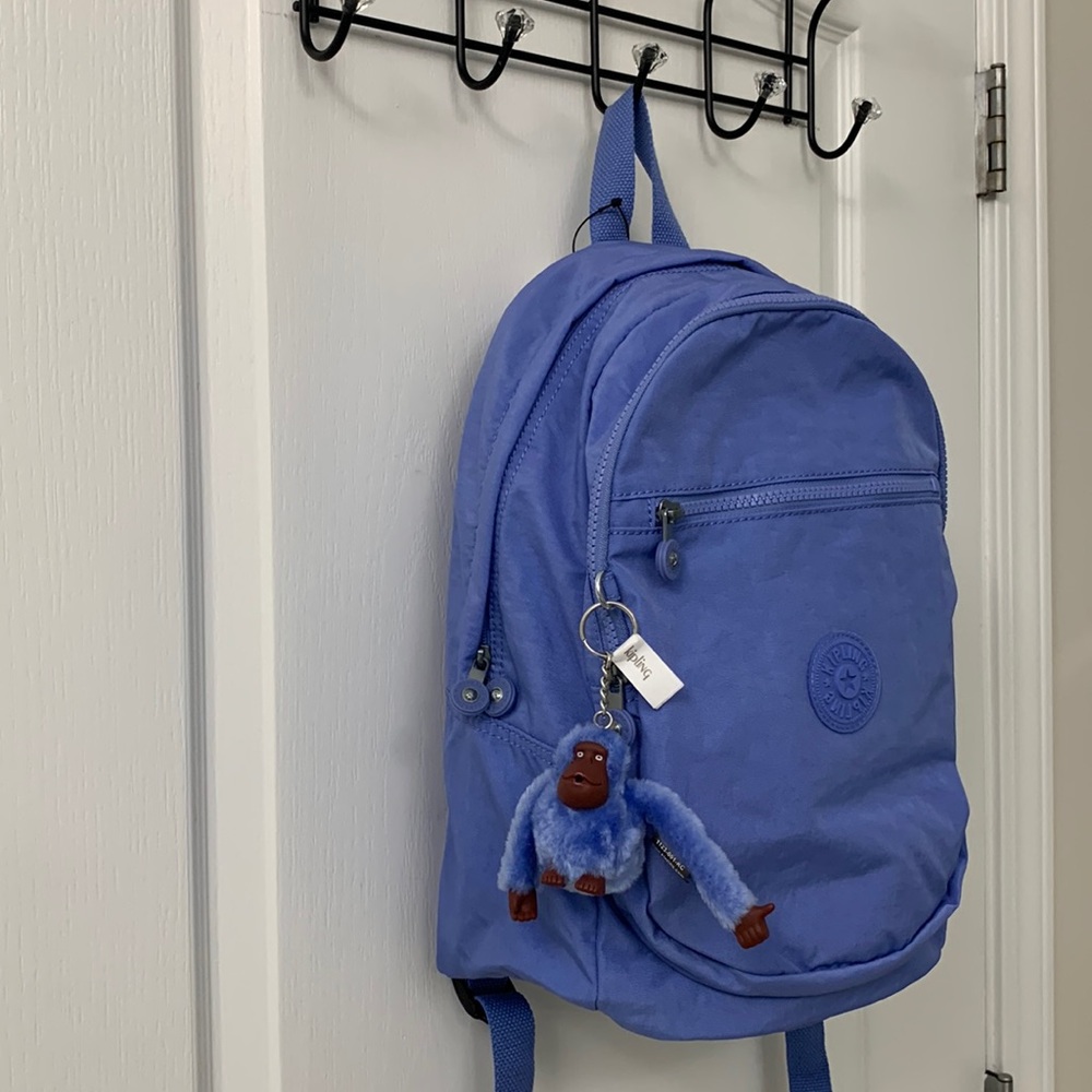 Pastel Purple Kipling Backpack - Picture 3 of 16